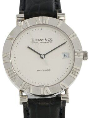 Tiffany's & Co Sterling silver Atlas Automatic Chronometer Watch With Date